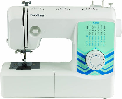 Máquina de coser doméstica Brother XL2800, 27 puntadas, ojal automático de 1 paso, luz LED.